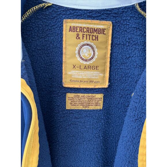 Vintage Abercrombie & Fitch Keene Valley Athletic Full Zip Track Jacket Men's XL - Picture 6 of 9